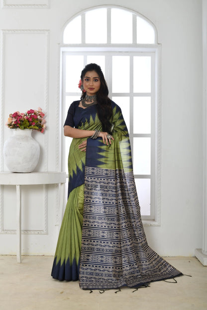 Soft Tussar Silk Saree