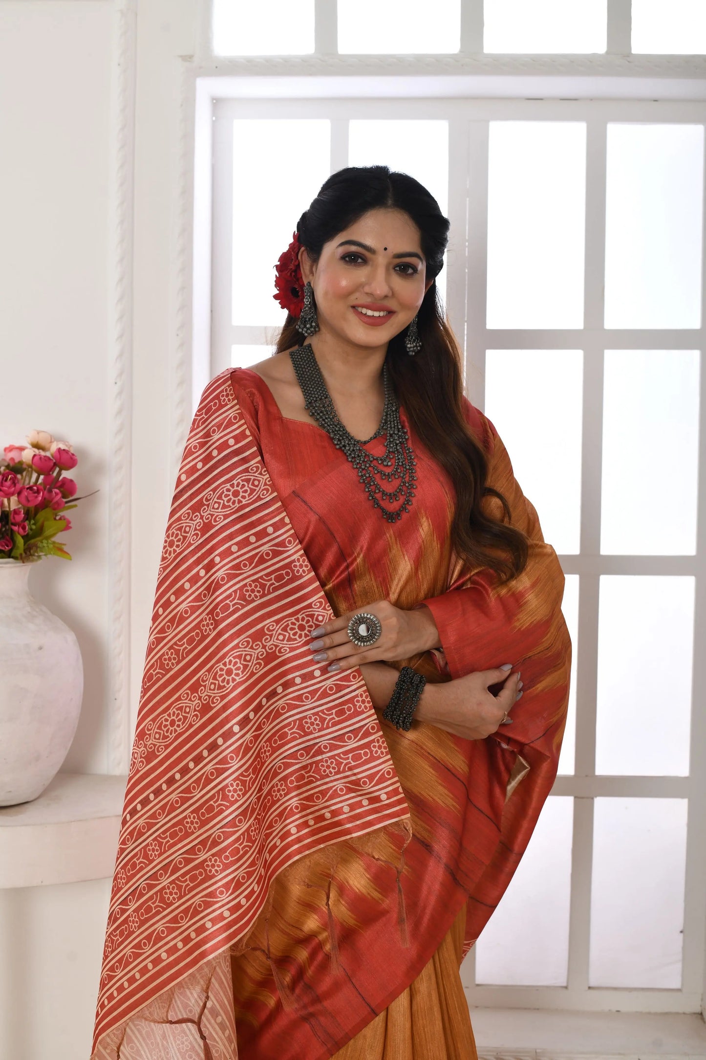 Soft Tussar Silk Saree