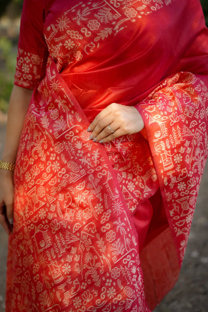 Handloom Raw Silk Saree