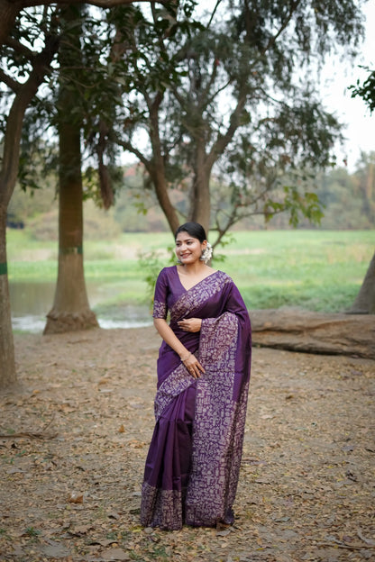Handloom Raw Silk Saree