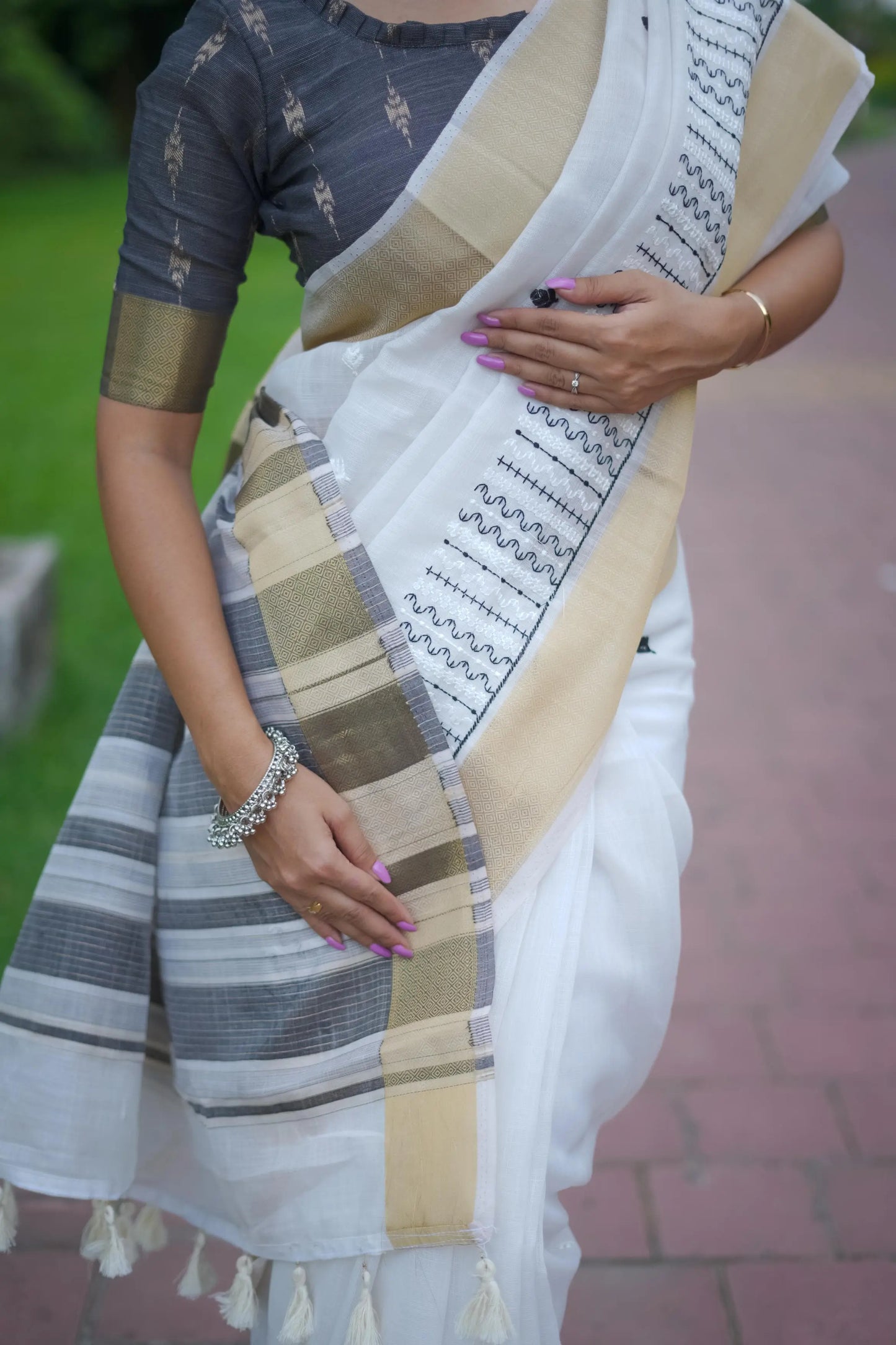 Soft Lilen Cotton Saree