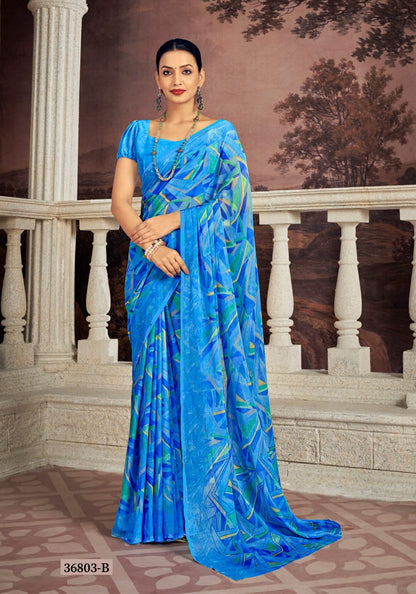 Star Chiffon Hits Printed Saree