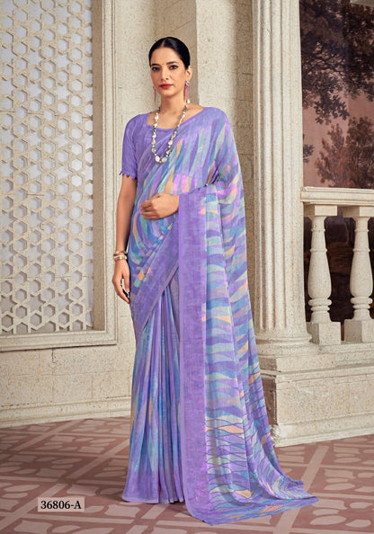 Star Chiffon Hits Printed Saree