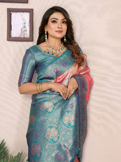 Premium Pure Banarasi Tissue Silk  Sarees