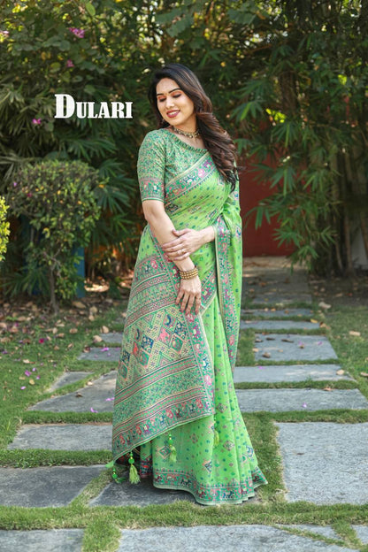 Pashmina soft Cotton Sarees