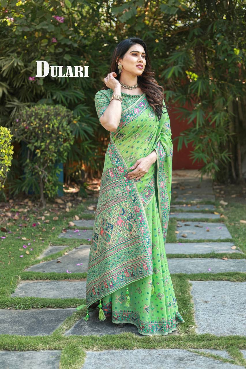 Pashmina soft Cotton Sarees