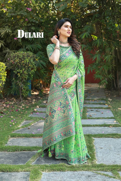 Pashmina soft Cotton Sarees