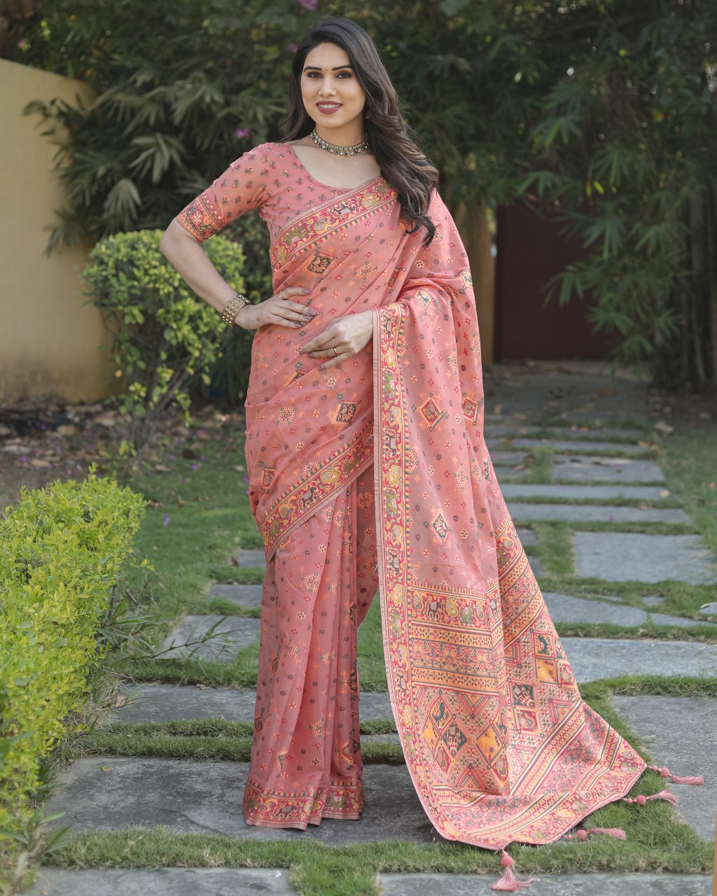 Pashmina soft Cotton Sarees