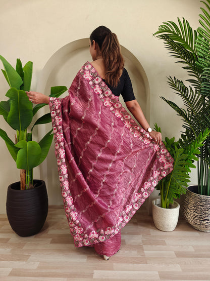 Pure Crush Silk Saree