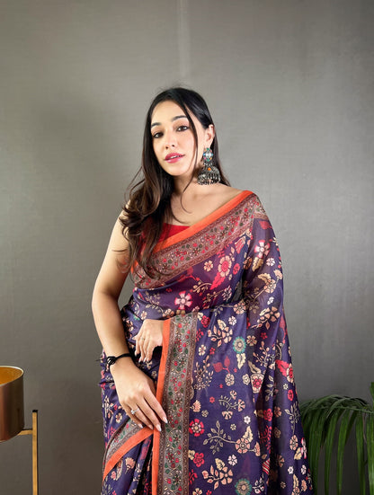 Pure Malai Cotton Saree