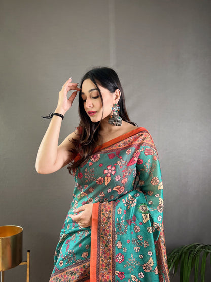 Pure Malai Cotton Saree