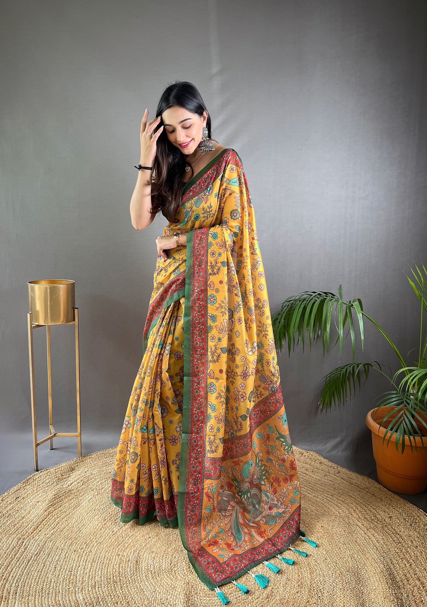 Pure Malai Cotton Saree