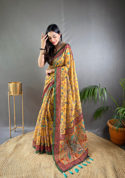 Pure Malai Cotton Saree