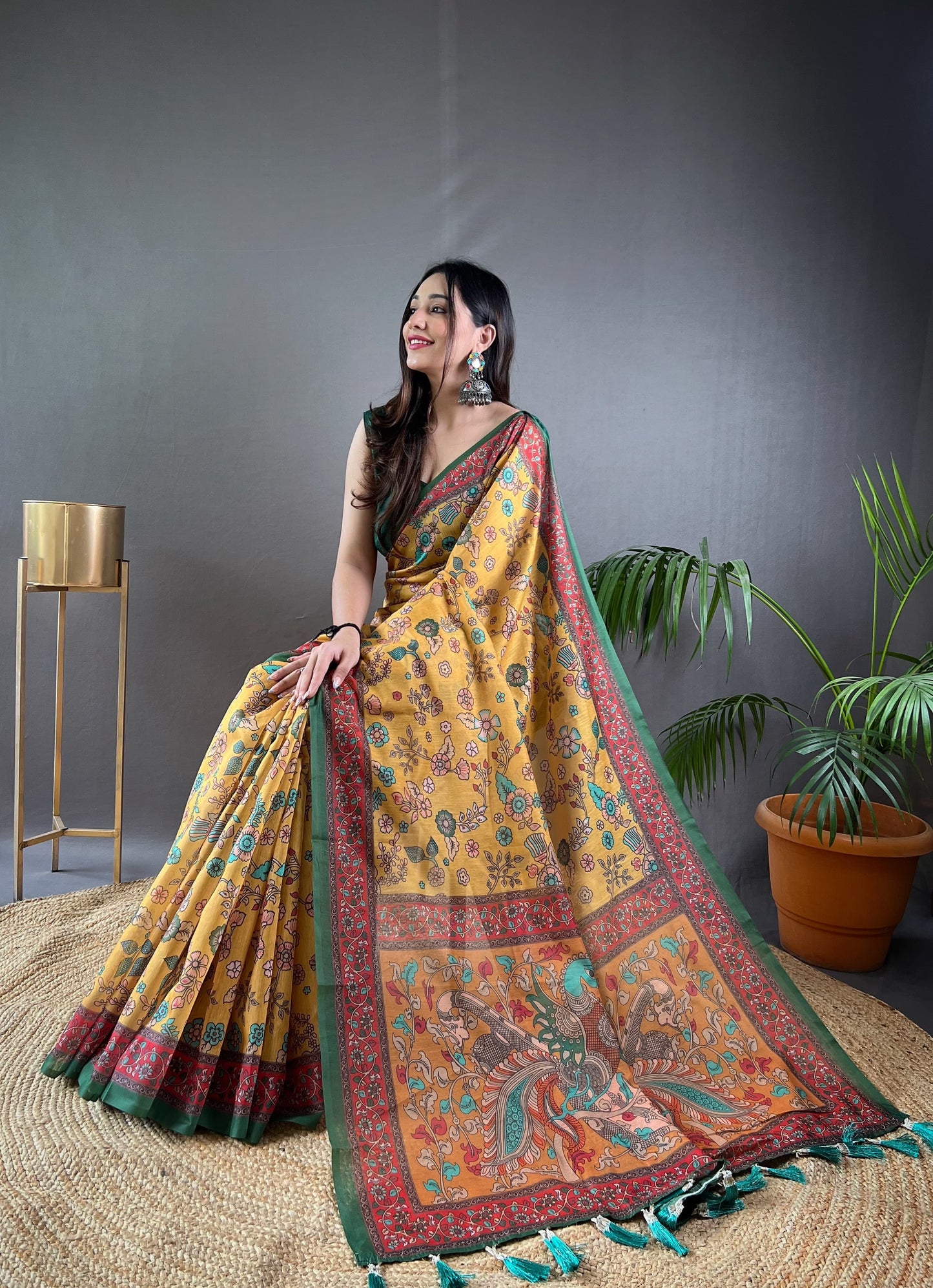 Pure Malai Cotton Saree
