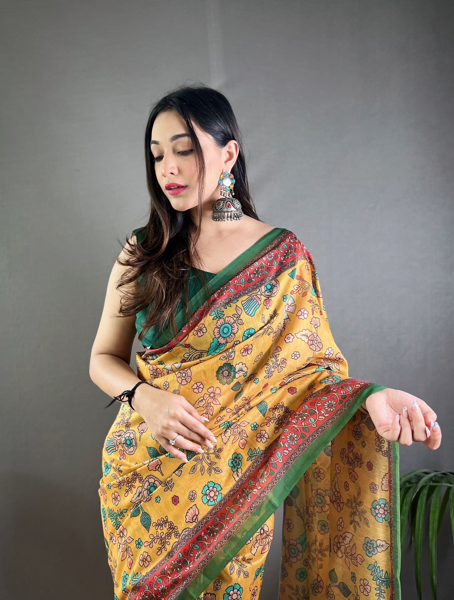 Pure Malai Cotton Saree
