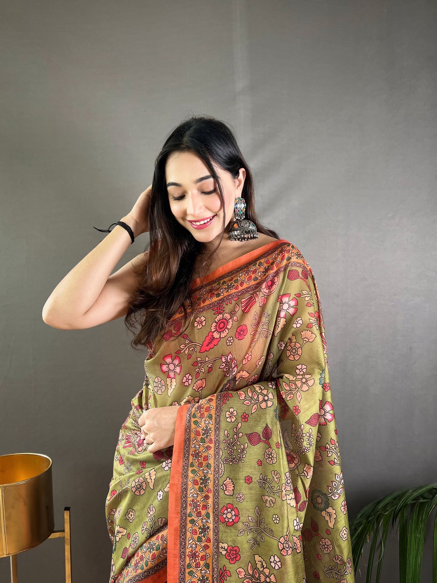 Pure Malai Cotton Saree
