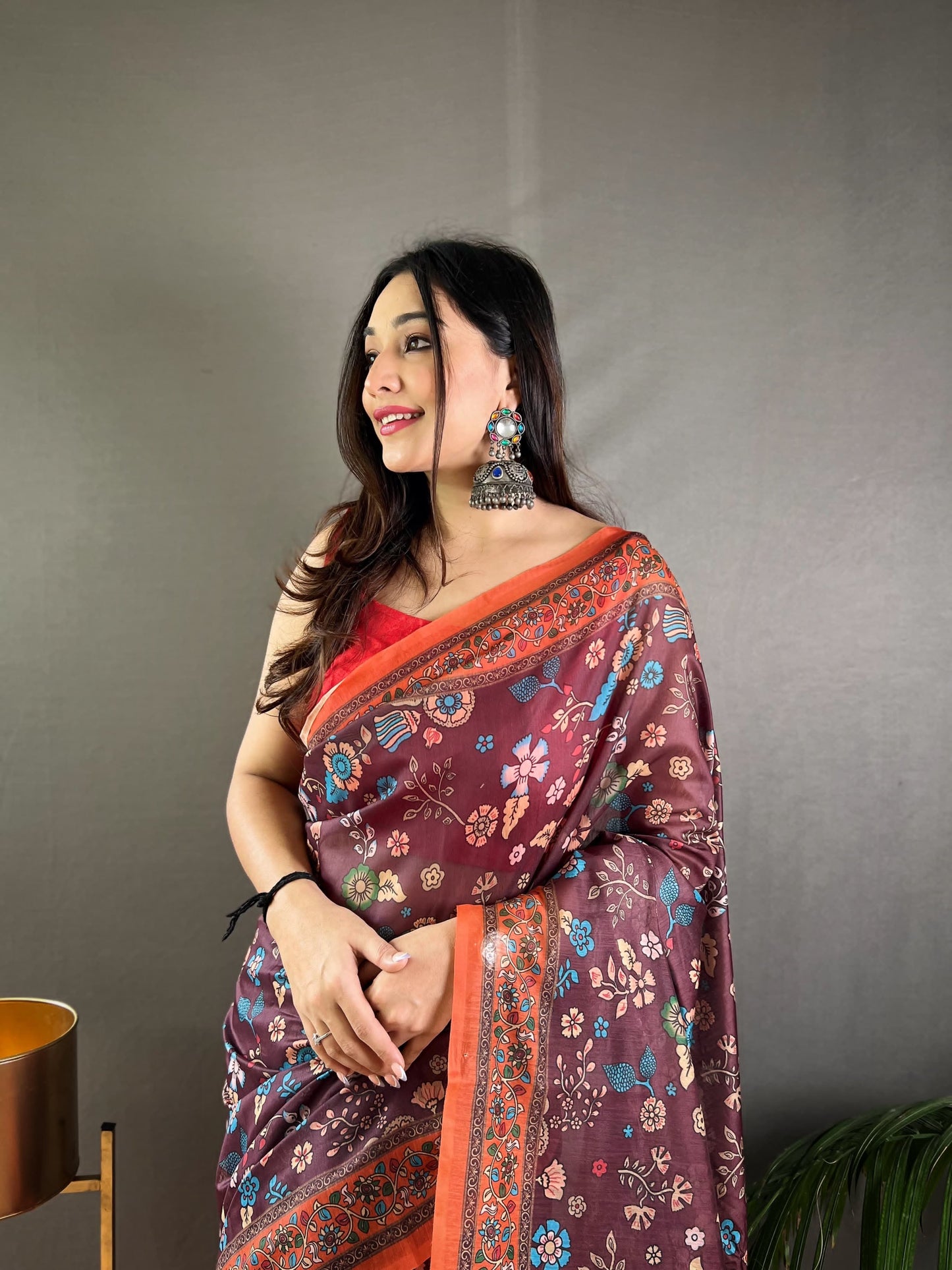 Pure Malai Cotton Saree