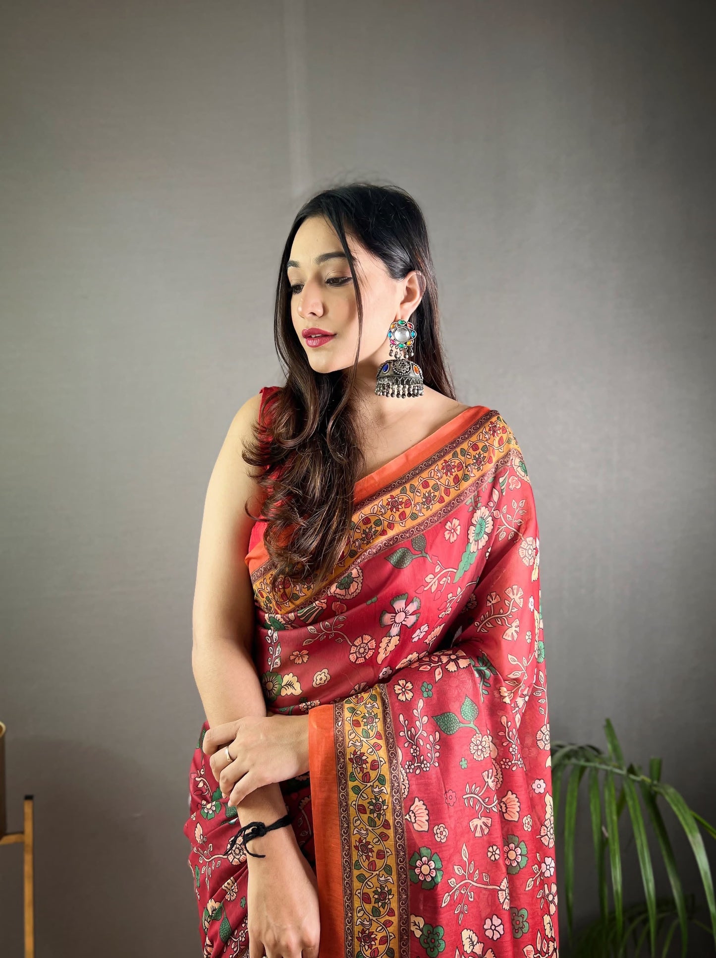 Pure Malai Cotton Saree