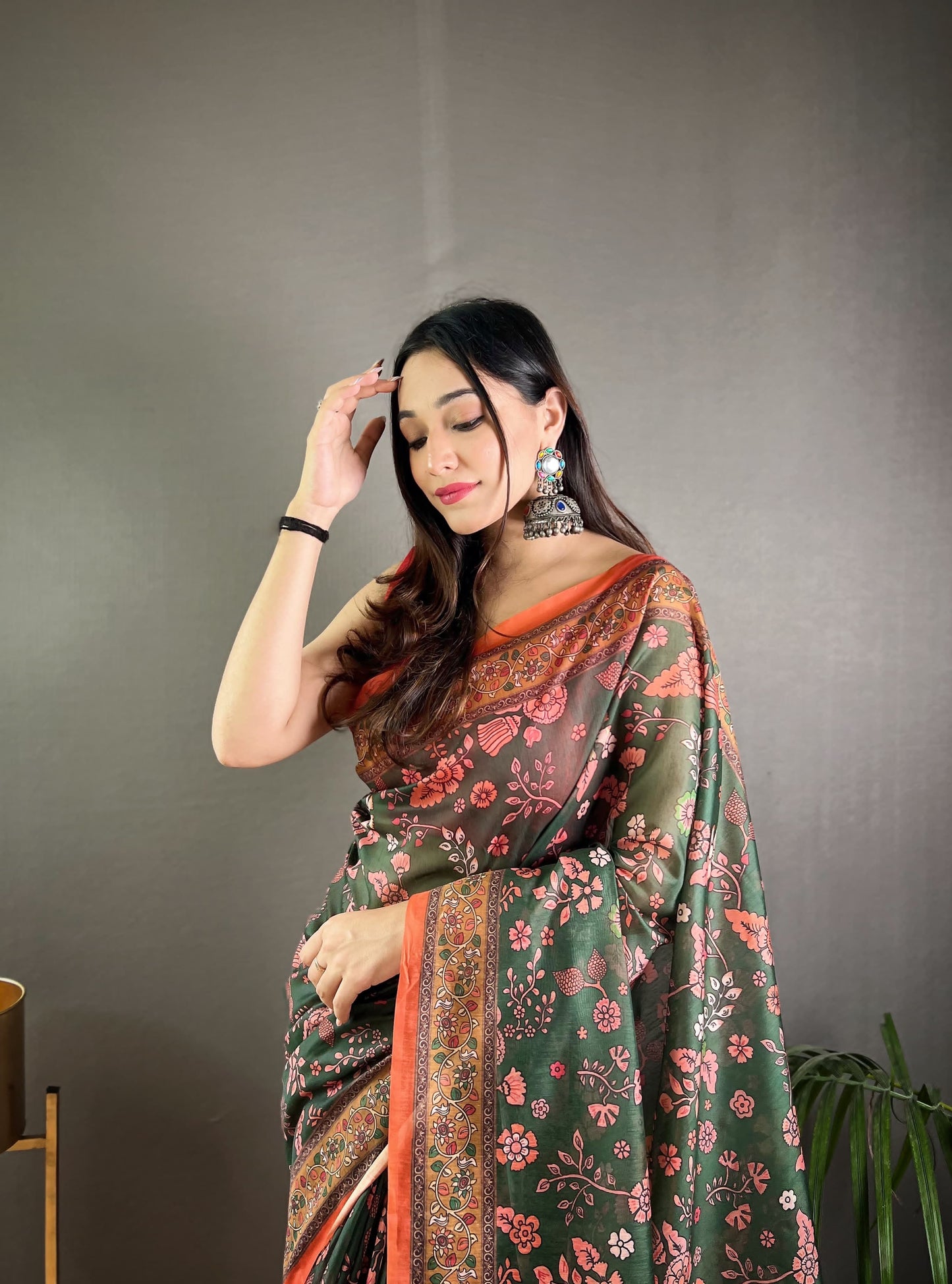 Pure Malai Cotton Saree