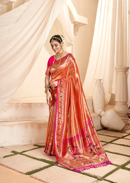 Mangalya Silk Paithani Saree