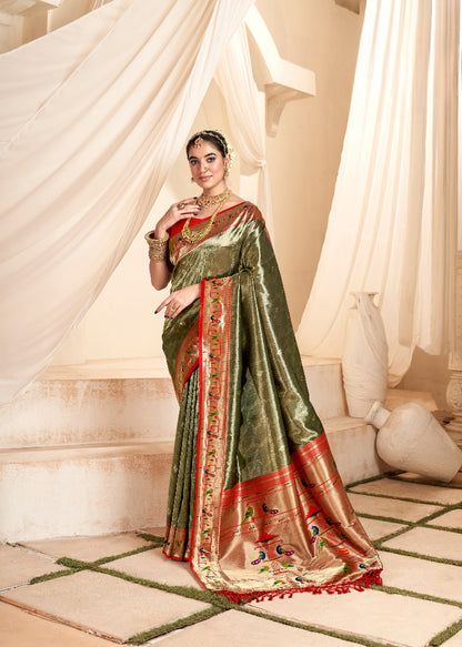 Mangalya Silk Paithani Saree