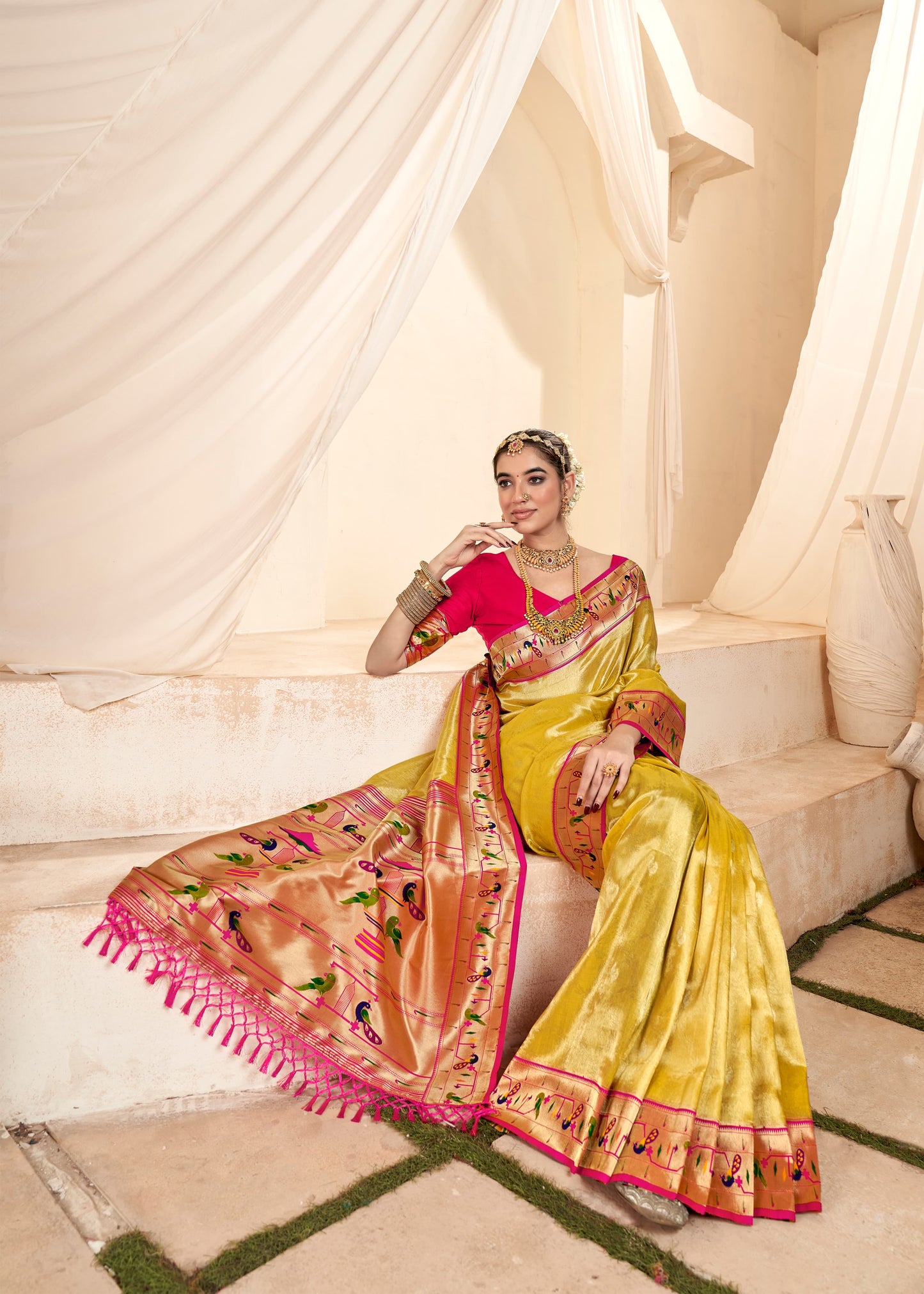 Mangalya Silk Paithani Saree