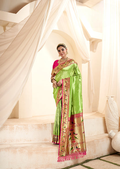 Mangalya Silk Paithani Saree