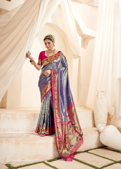 Mangalya Silk Paithani Saree