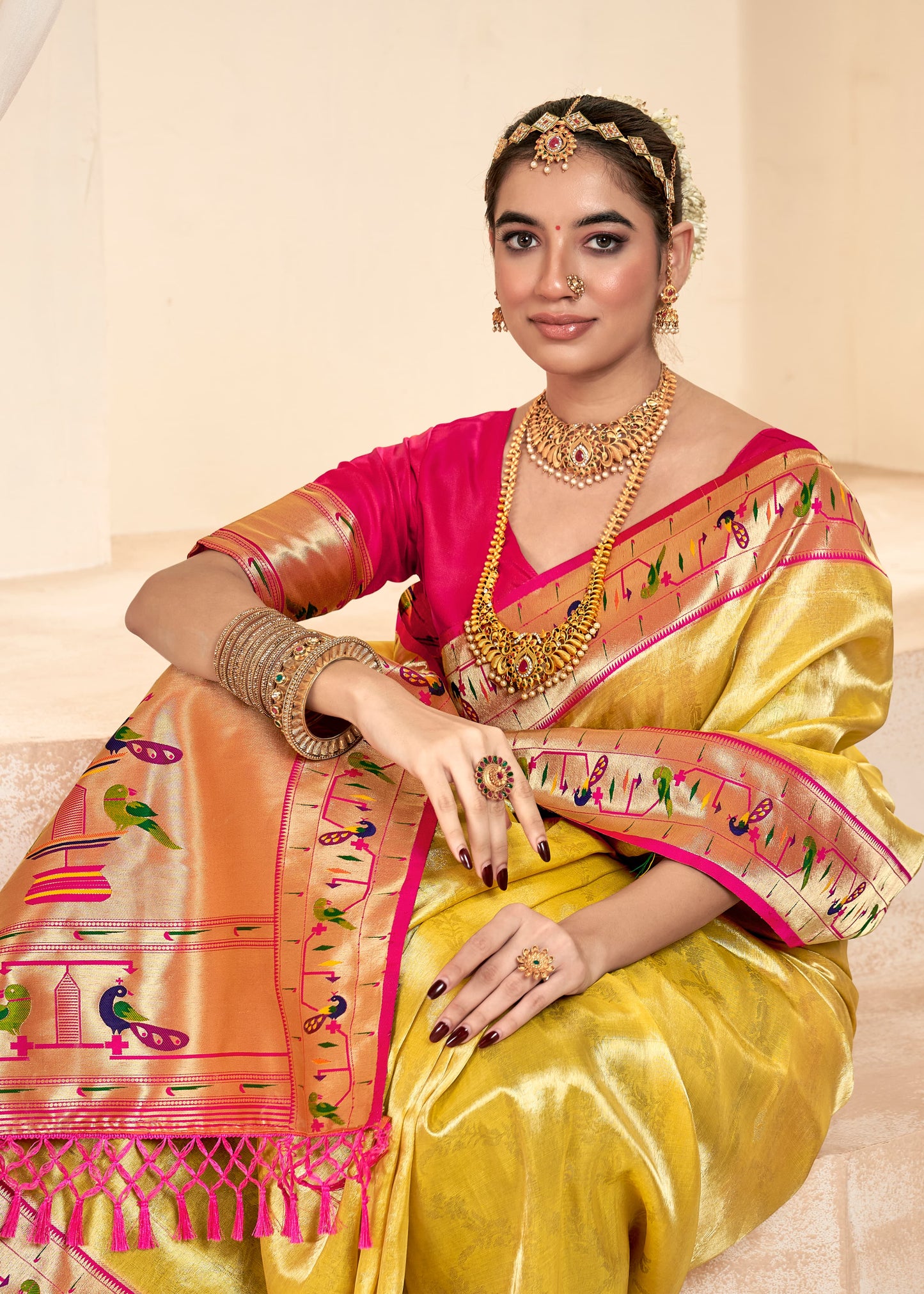 Mangalya Silk Paithani Saree