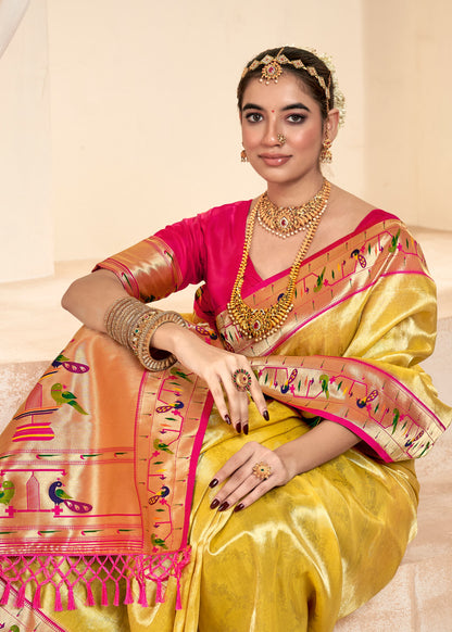 Mangalya Silk Paithani Saree