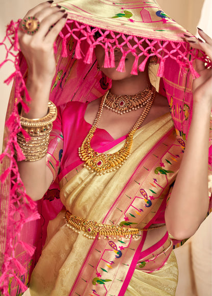 Mangalya Silk Paithani Saree