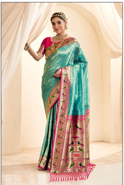 Mangalya Silk Paithani Saree