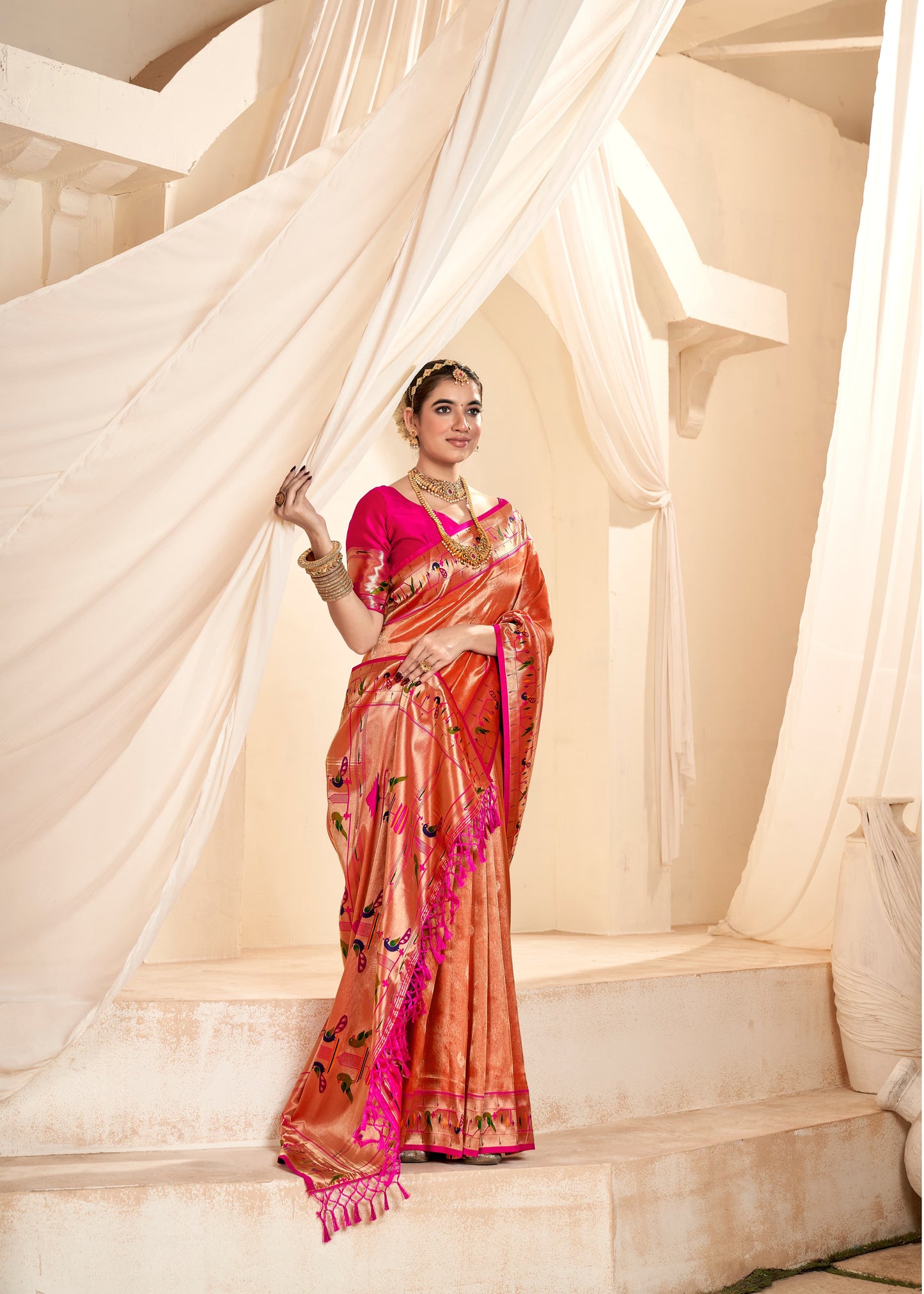Mangalya Silk Paithani Saree