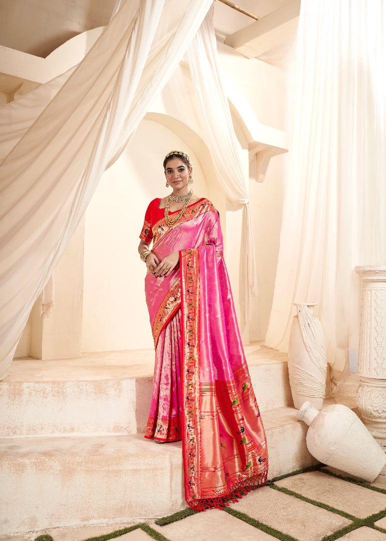 Mangalya Silk Paithani Saree
