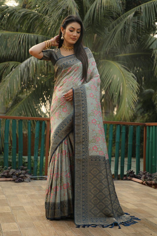 Premium hand work royal intensely crafted KANJIVARAM silk sarees