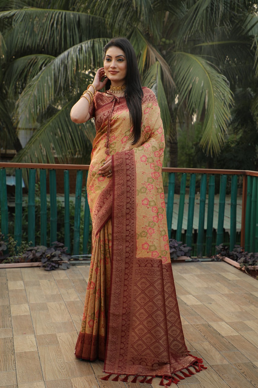 Premium hand work royal intensely crafted KANJIVARAM silk sarees