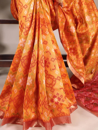 Soft Khadi Raw Silk Saree