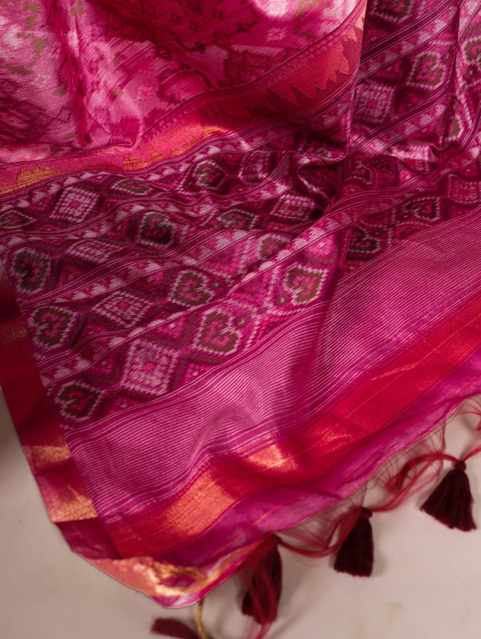 Soft Khadi Raw Silk Saree