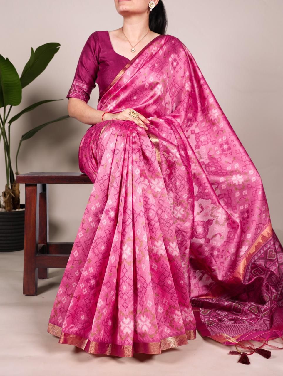 Soft Khadi Raw Silk Saree