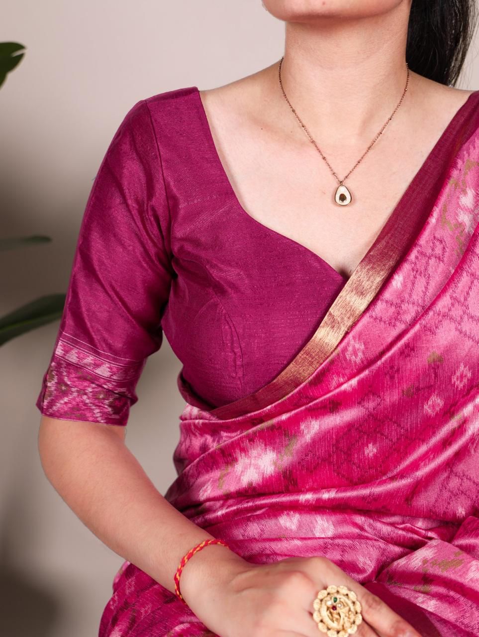 Soft Khadi Raw Silk Saree