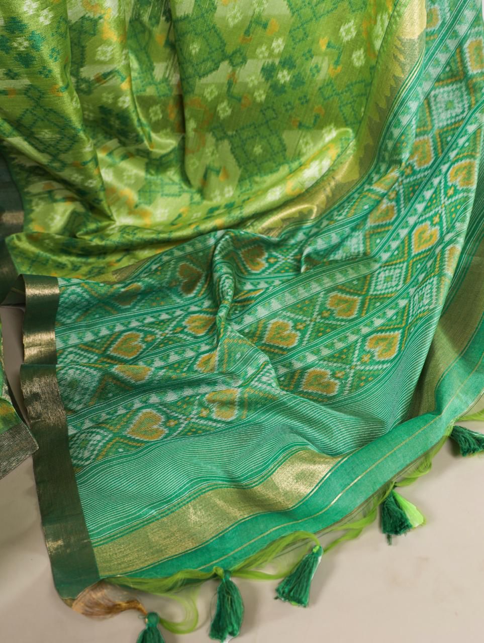 Soft Khadi Raw Silk Saree